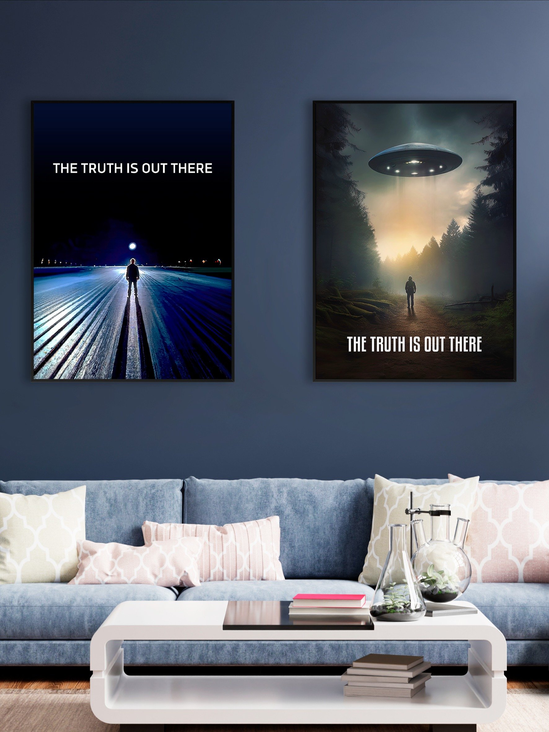 The Truth is Out There S01E02 - Deep Throat / The X-Files poster — sci-fi poster, movie poster, space art print product image (2)