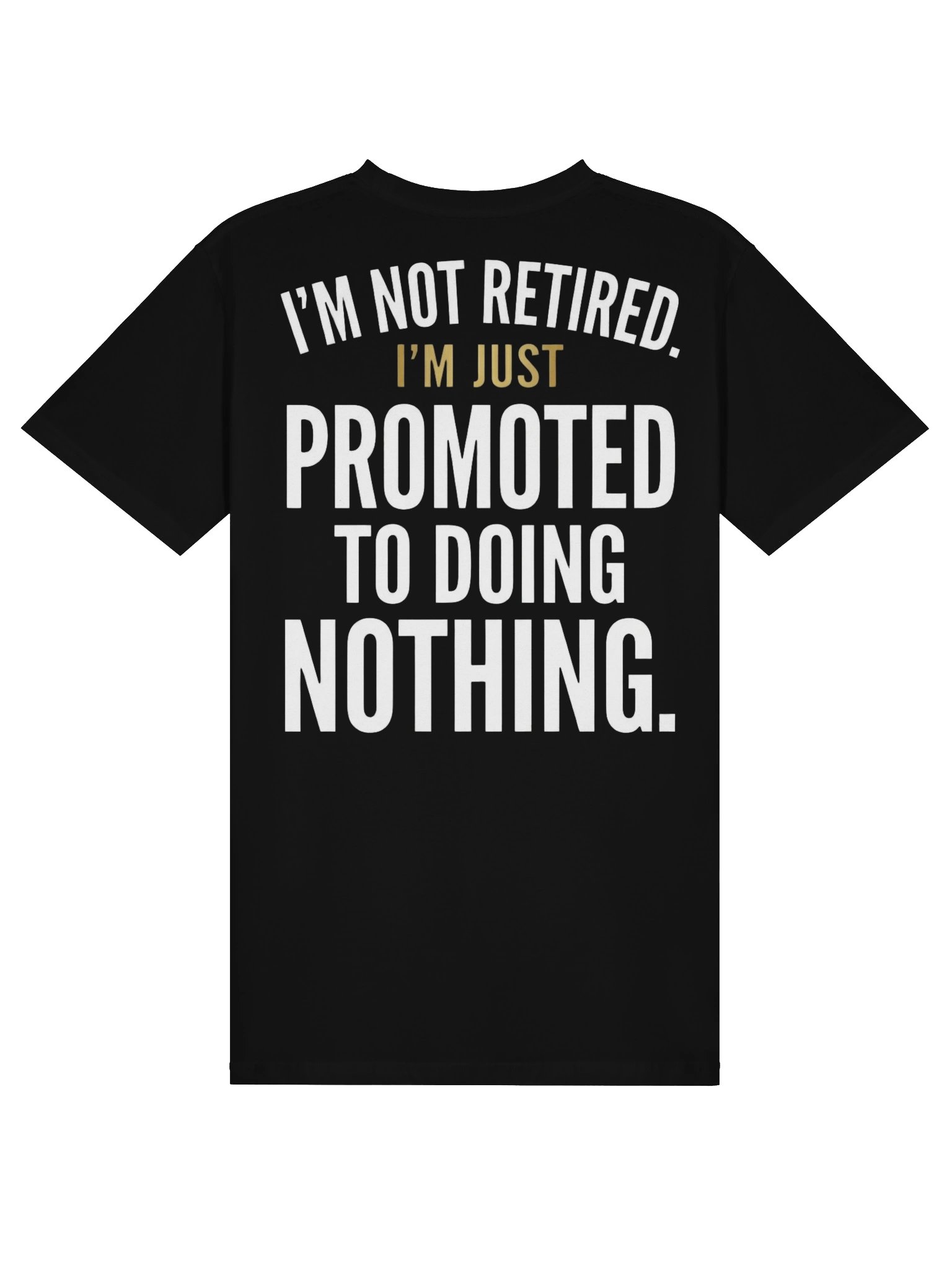 I'M NOT RETIRED. I'M JUST PROMTED TO DOING NOTHING. product image (3)