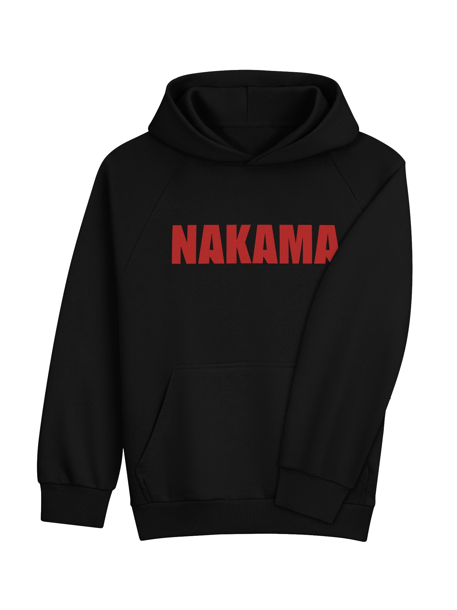 NAKAMA Wordmark Heavy Hoodie (red/black) product image (4)
