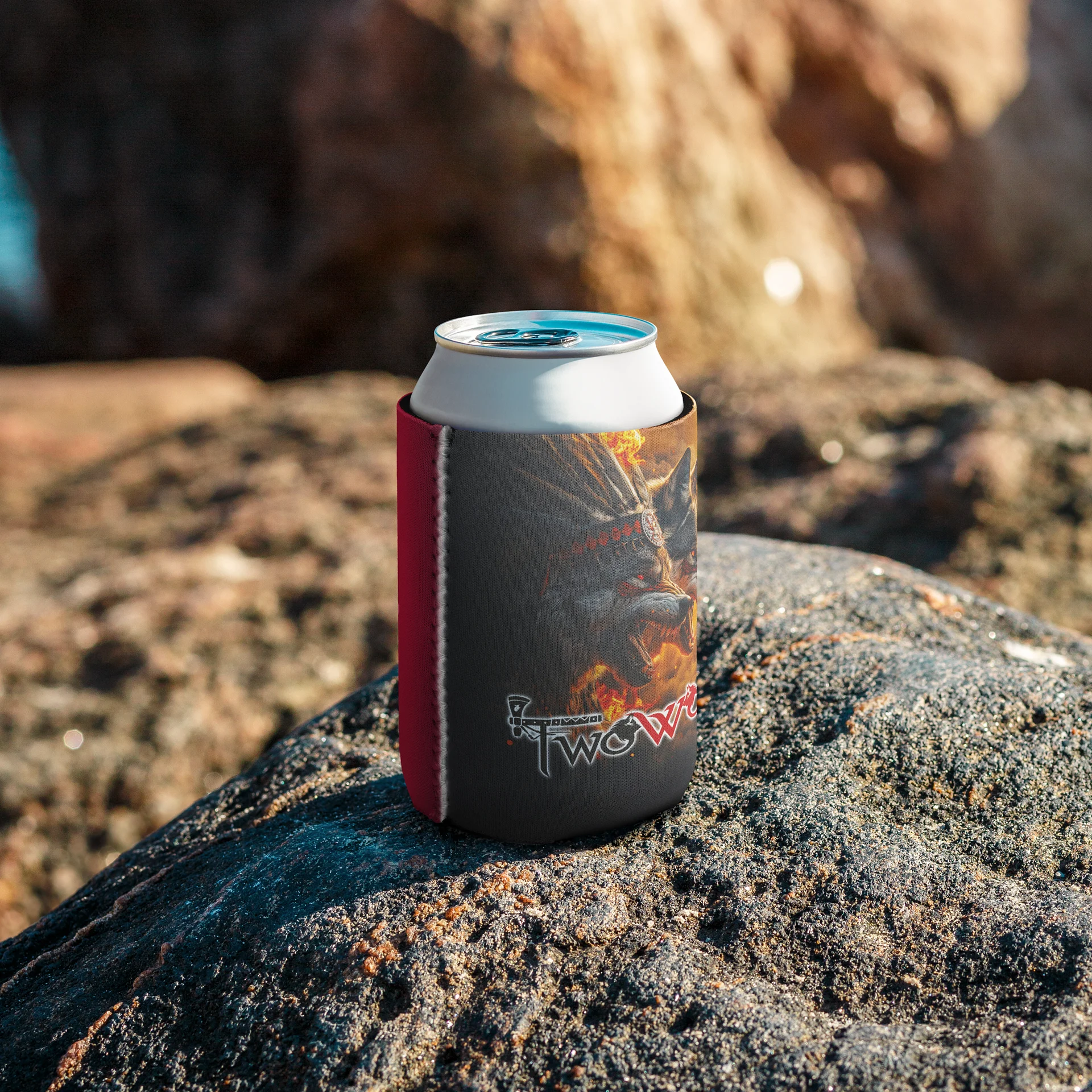 Two Wolf Coozie product image (4)