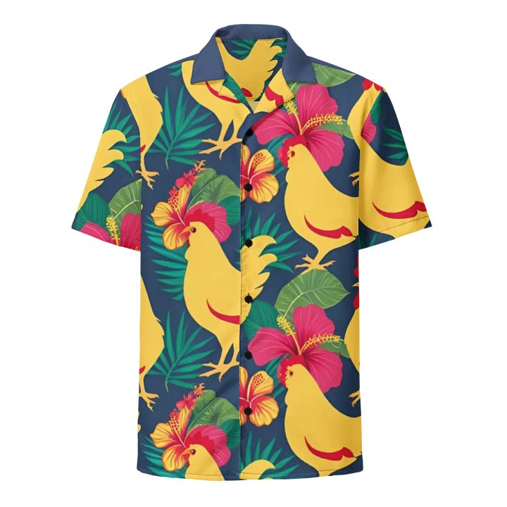 Tropical Chicken Paradise Hawaiian Shirt product image (1)