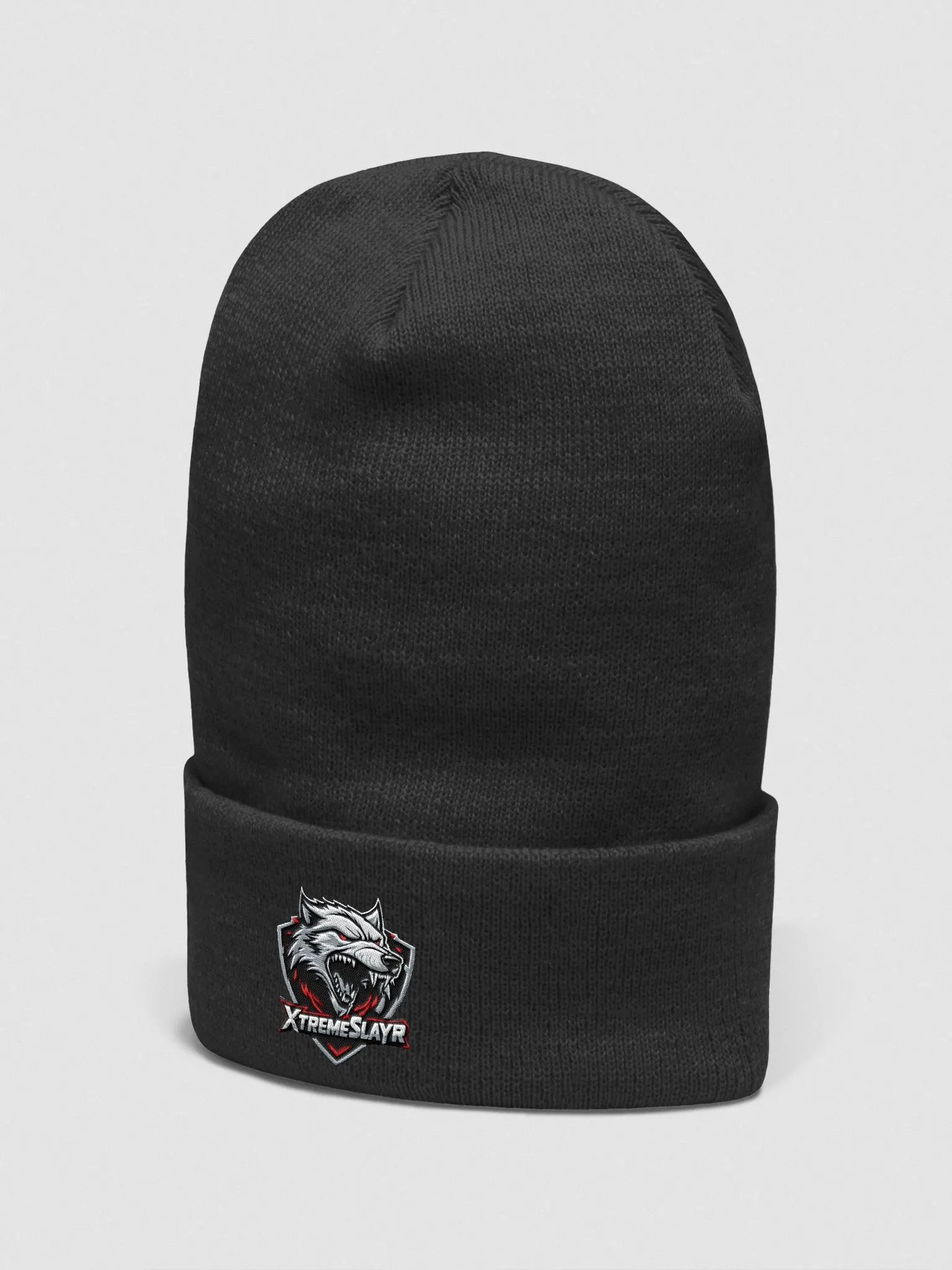 Ravage Wolf Shield Embroidered Beanie product image (2)