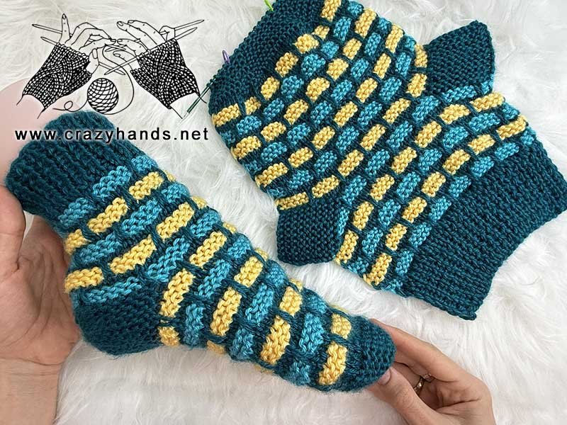 Bricklane Flat Knit Socks Pattern product image (7)