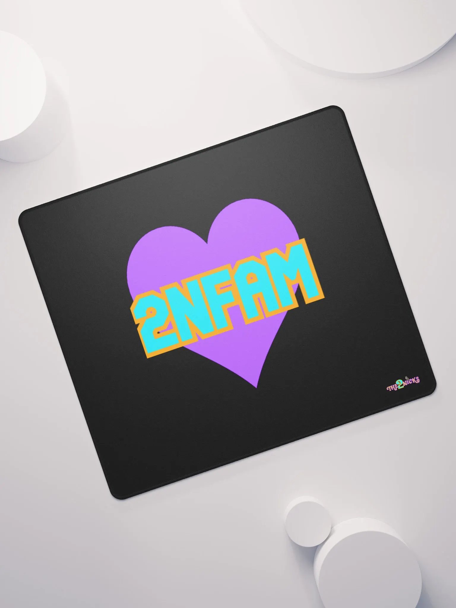 2NFAM Heart Gaming Mouse Pad (Black) product image (7)