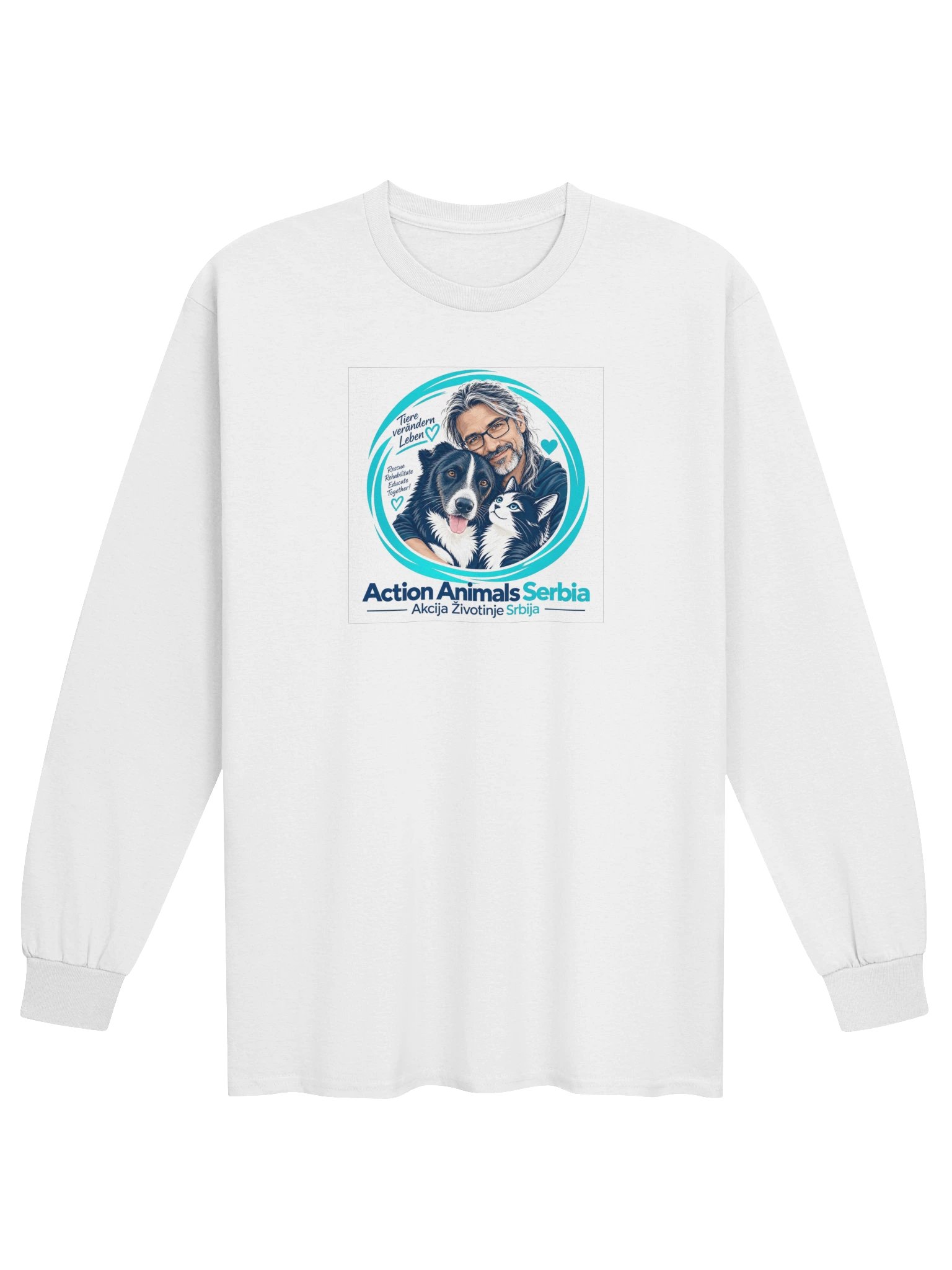 AAS · Tiere verändern Leben – Langarmshirt product image (1)