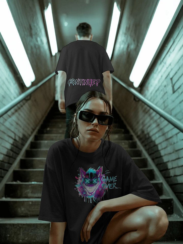 Neon Drip Game – Unisex Graphic T-Shirt product image (1)