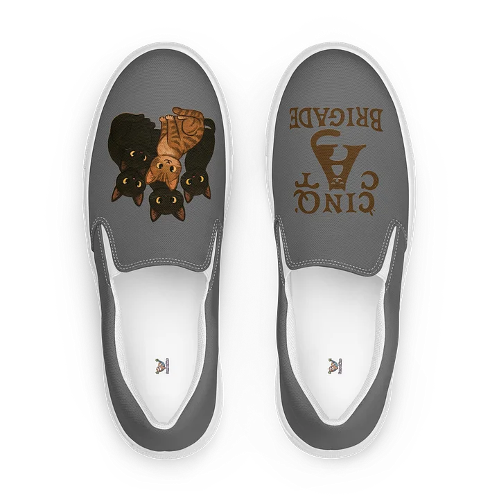 orange Swirl Men's Slip-On Shoes product image (1)