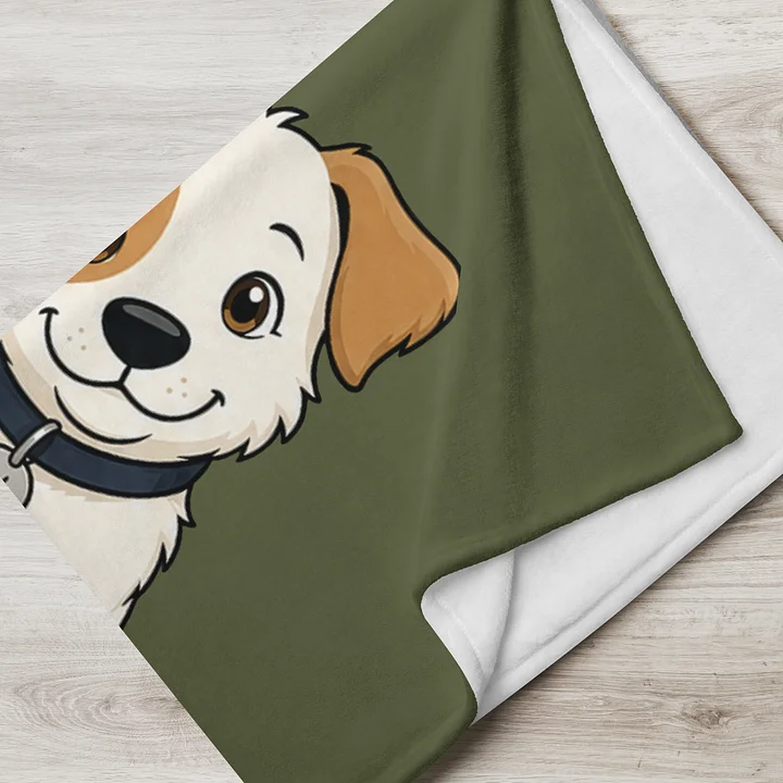 Sonance Dog Throw Blanket (Sit) Saratoga Green product image (2)