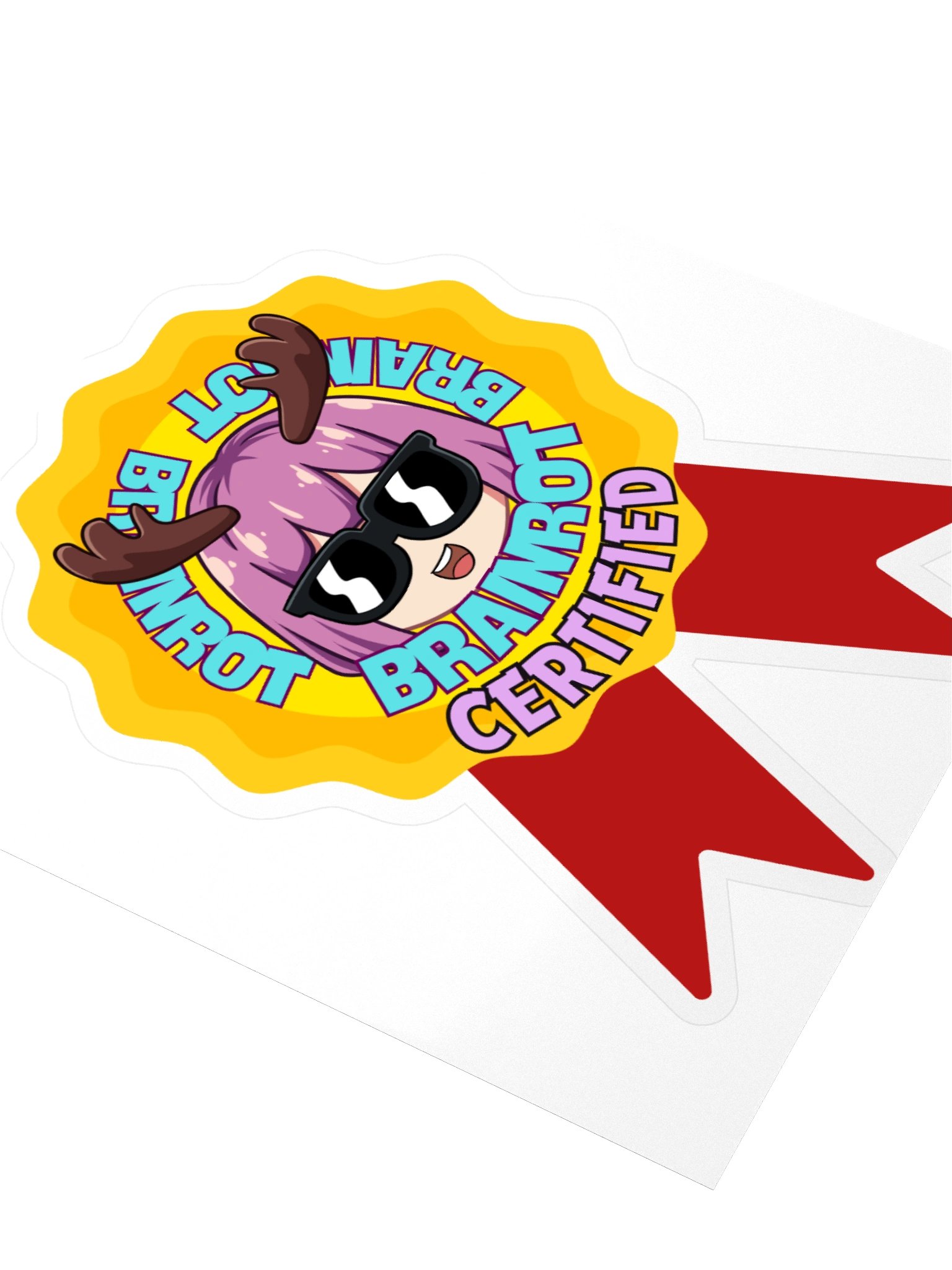Brainrot Certified Sticker (Single, Large) product image (6)