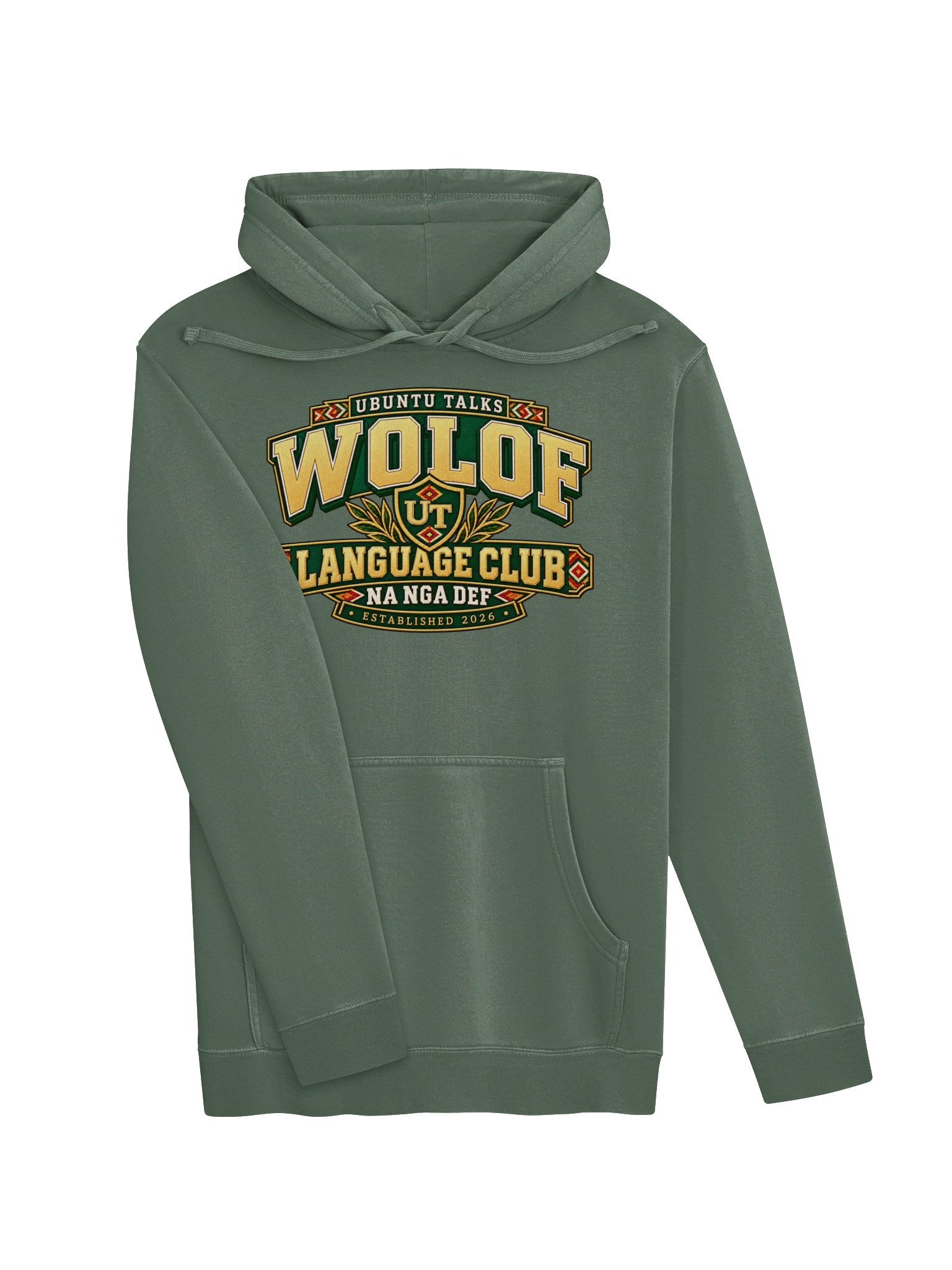 Ubuntu Talks Language Club — NA NGA DEF | Wolof Washed Hoodie product image (9)