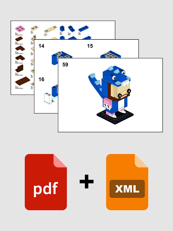 Pix Dino Blue PDF and Parts List product image (2)