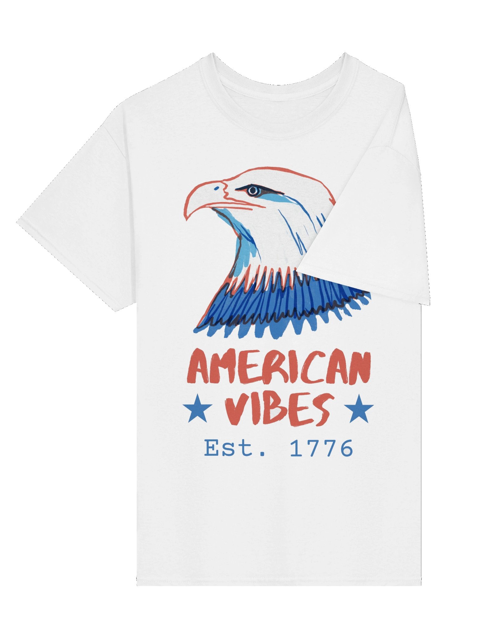 American Vibes Est. 1776 — Heritage Eagle Tee product image (3)