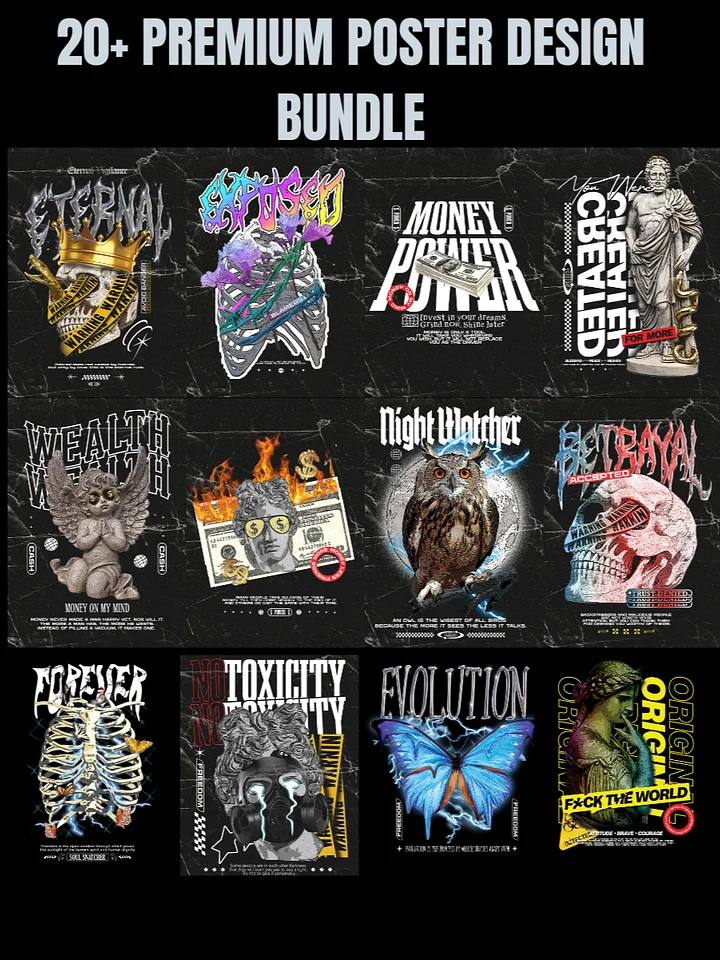20+ Premium POSTER Design Bundle product image (1)