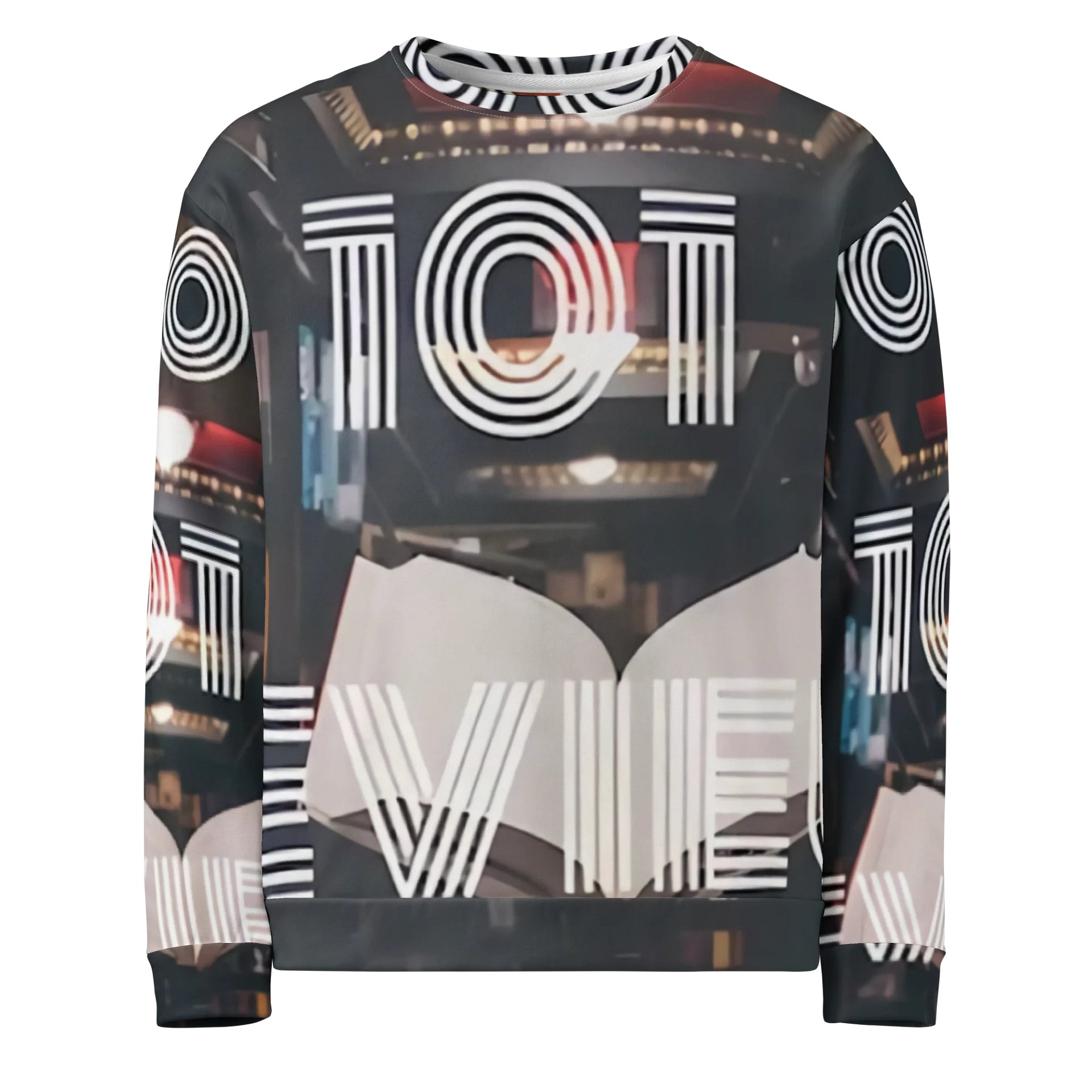All-Over Print Recycled Unisex Sweatshirt! product image (1)