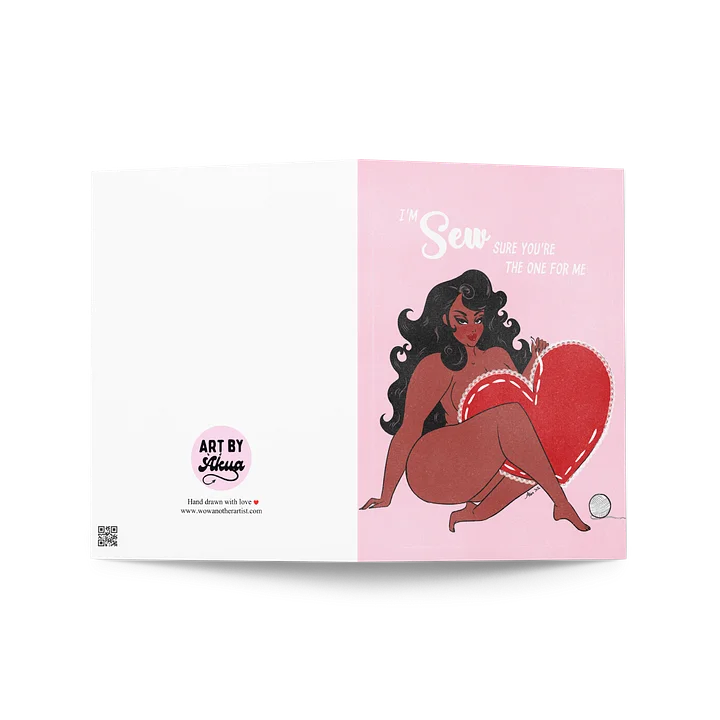 Sew Sure You're The One - Valentine's Day Greeting Card product image (2)
