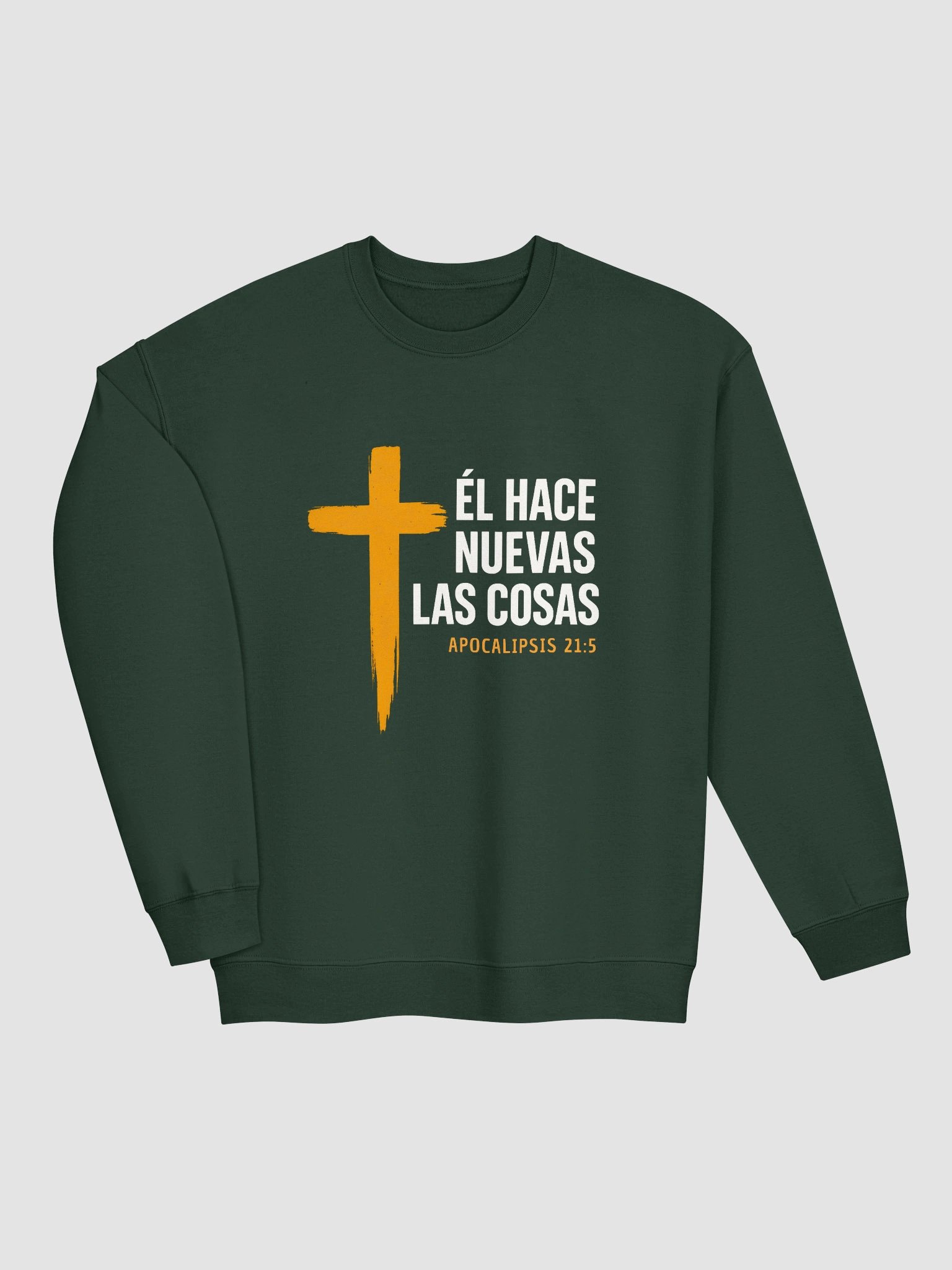 Sudadera Unisex Cuello Redondo | Él hace nuevas las cosas product image (9)