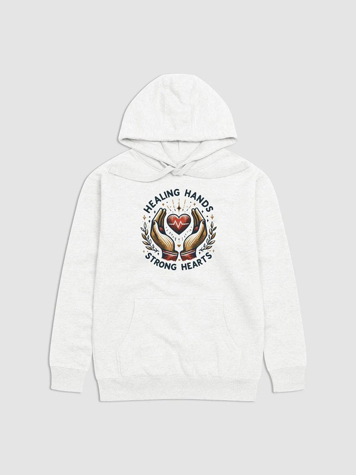 Strong hearts: Healing Hands Unisex Premium Hoodie product image (3)