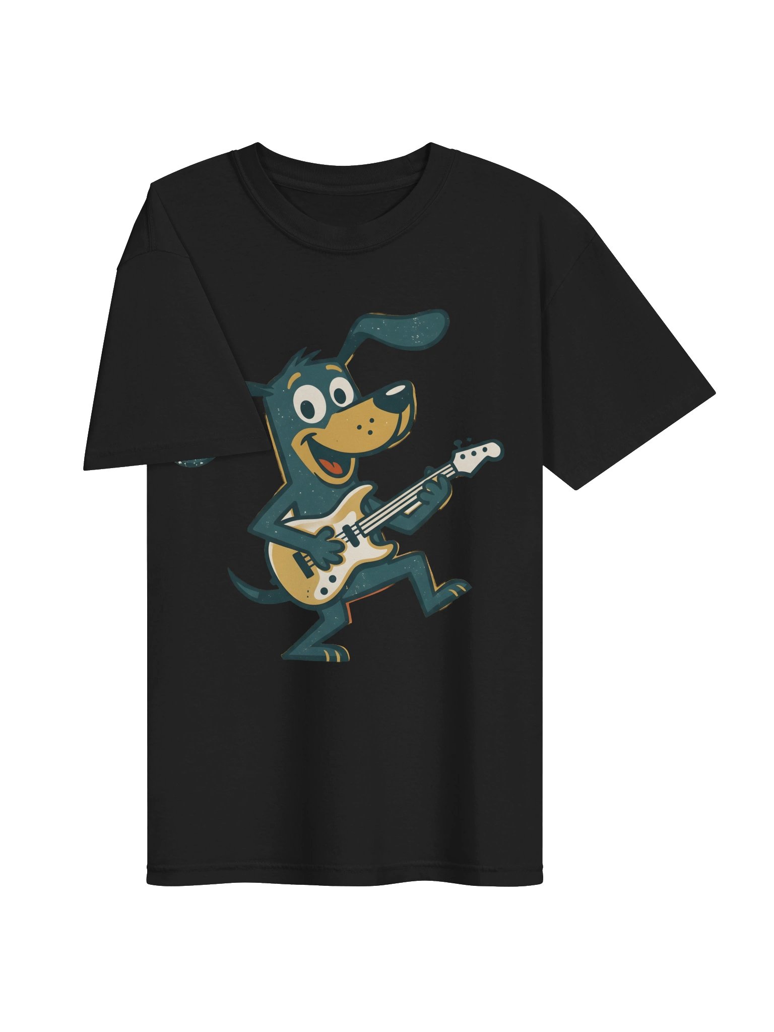 Retro Dog Playing Bass Guitar Shirt – Vintage Cartoon Bassist Tee, Funny Musician Gift for Dog Lovers & Bass Players product image (30)