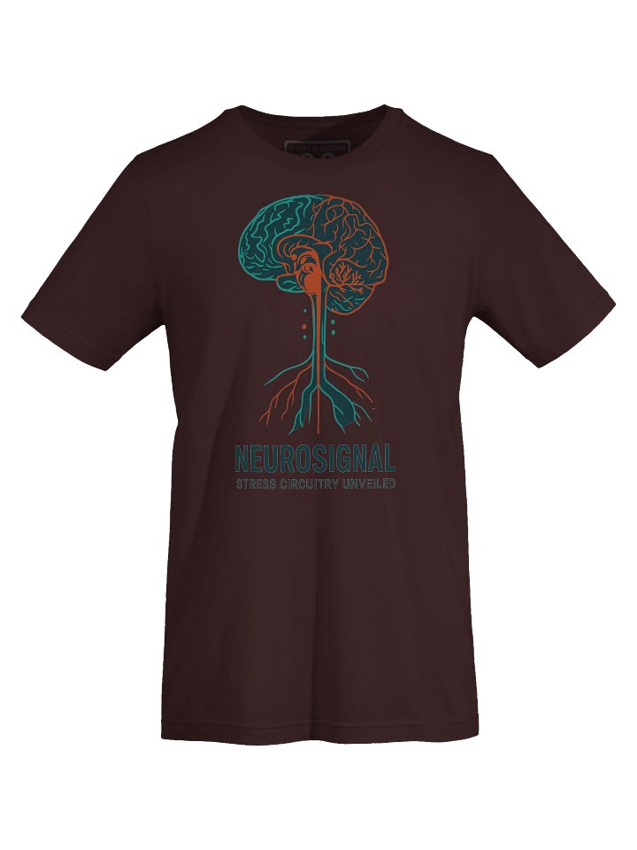 Neurosignal Tee Stress Circuitry Artwear - T-Shirt - by M-Art & Design product image (1)