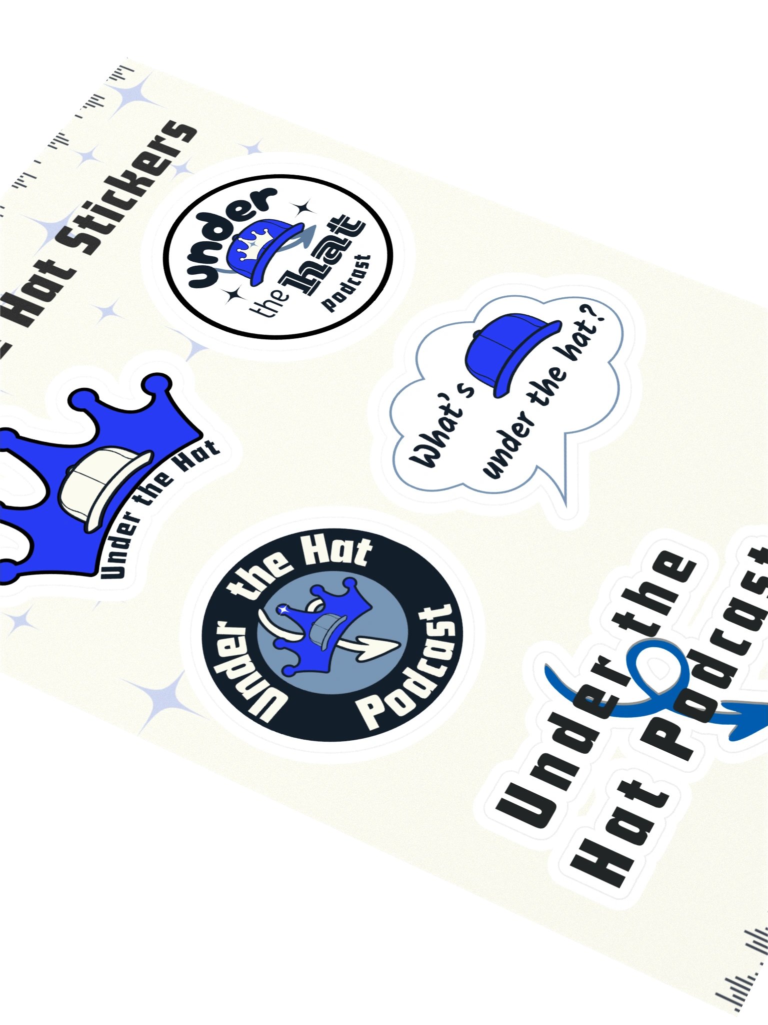 Under the Hat Sticker Sheet Option 2 product image (2)