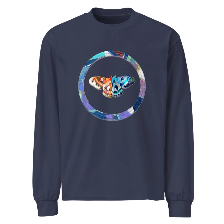Moth AS Colour Premium Heavyweight Long Sleeve Shirt (Front Patch) product image (1)