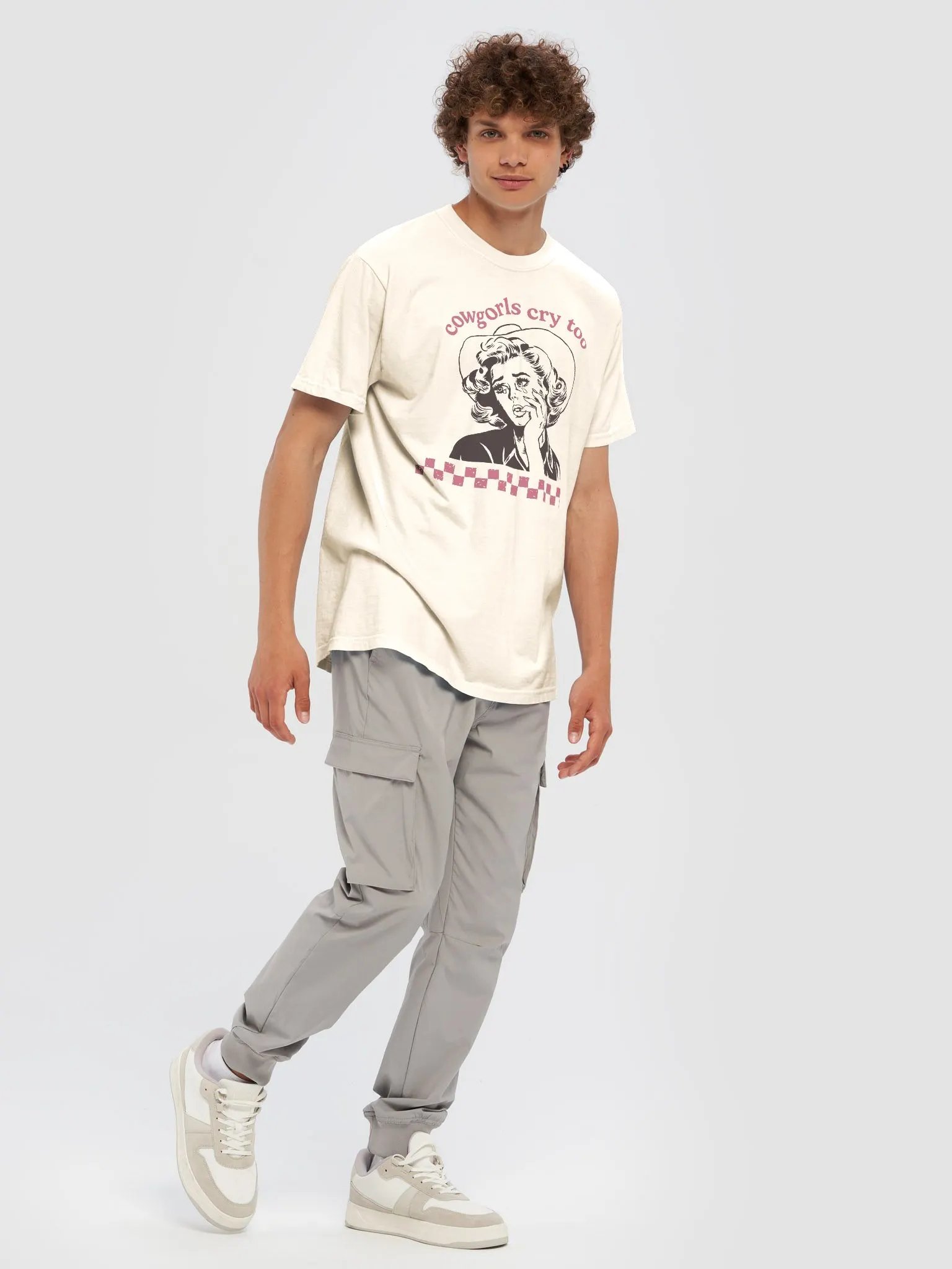 cowgorls cry too printed shirt product image (23)