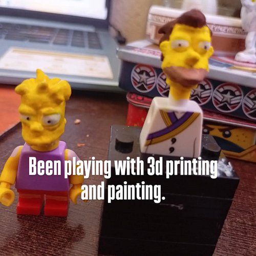 I've been playing with 3d printing files that I got from Cults latelly, and after a few days waiting to get the 3d pieces to ...