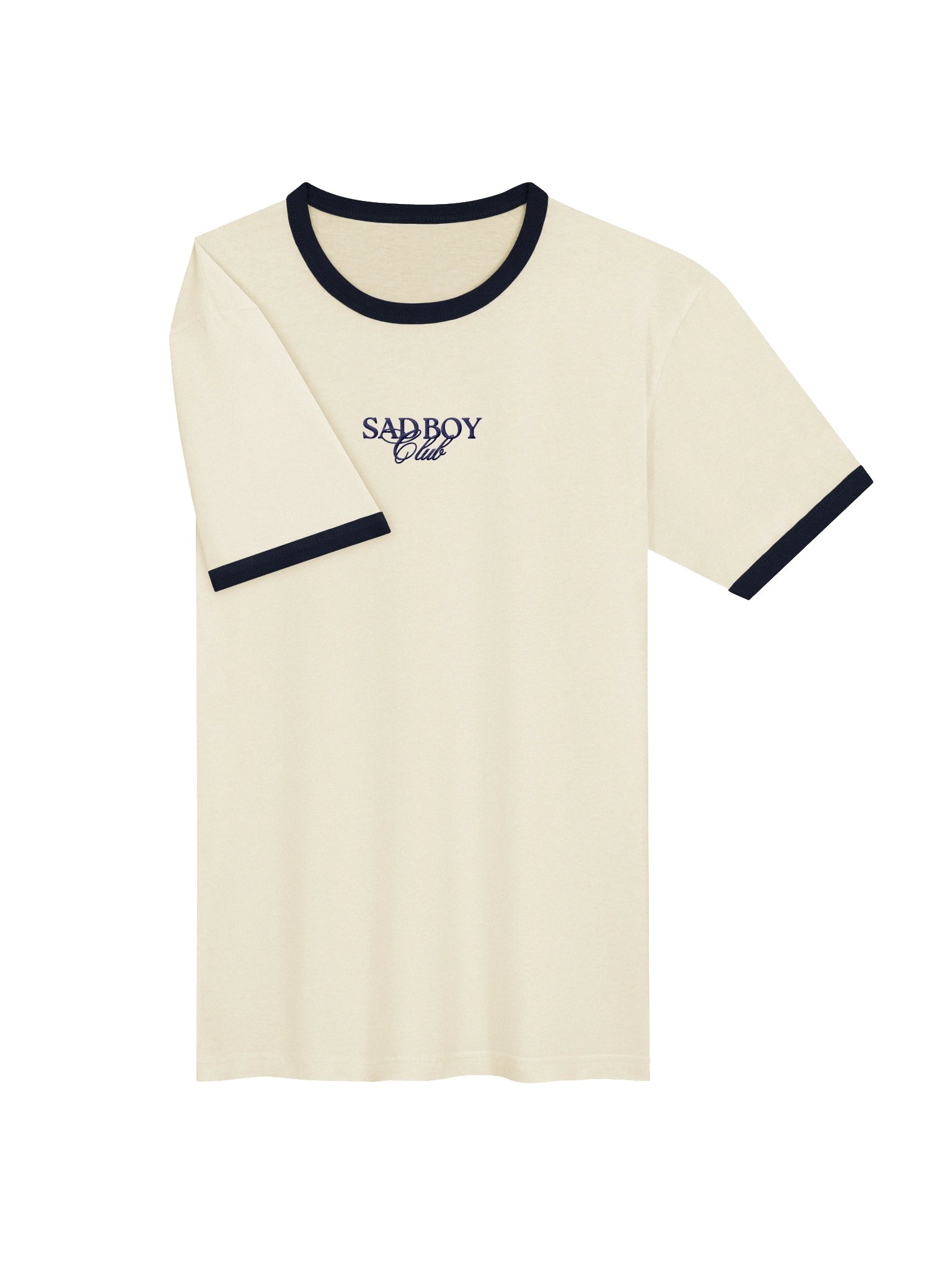 Sad Boy Club Embroidered Ringer Tee product image (3)