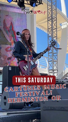 This Saturday, Hermiston OR 🔥

Two Wolf is hitting the stage at Cartunes Music Festival for a weekend of live music, classic ...