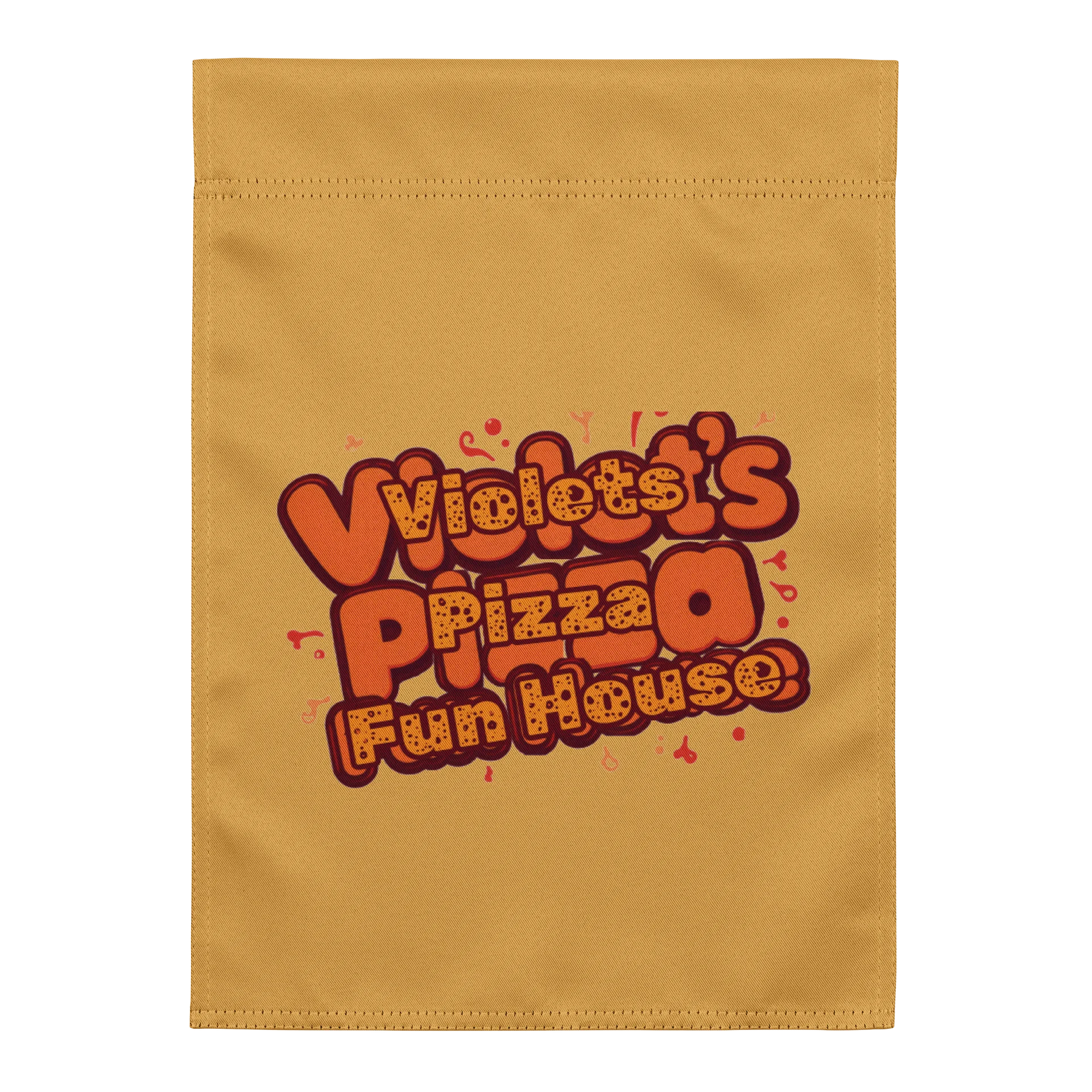 Violet's Pizza Fun House Flag product image (1)