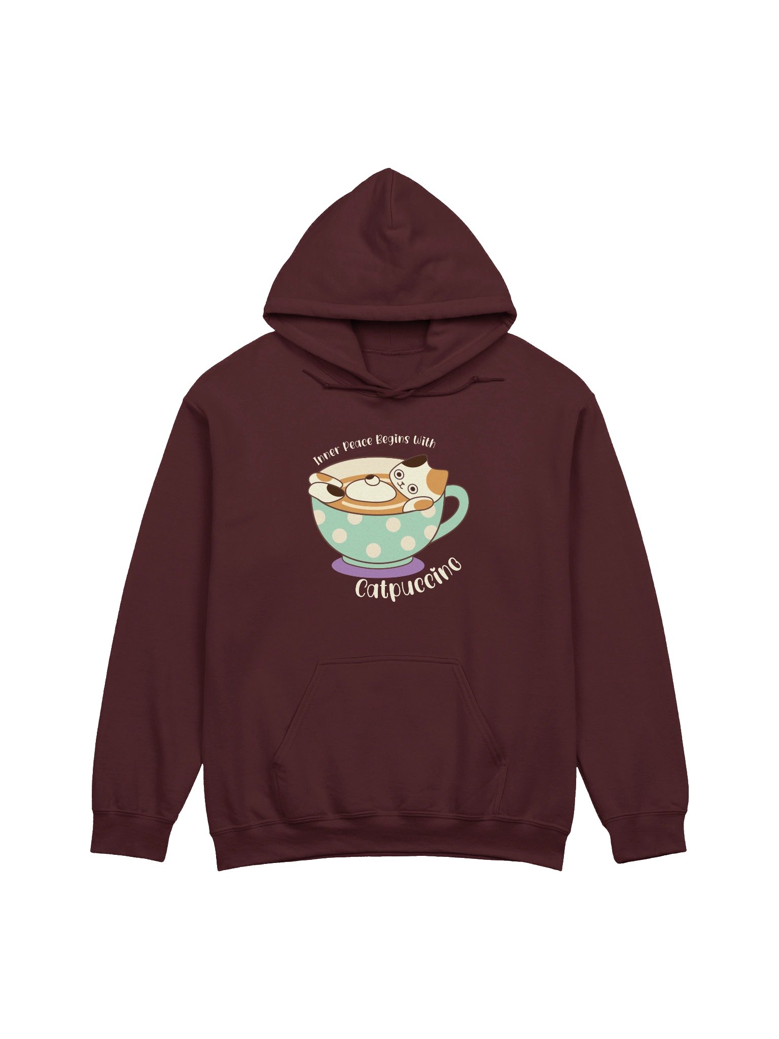 Catpuccino Cat - Unisex Adult Hoodie product image (13)