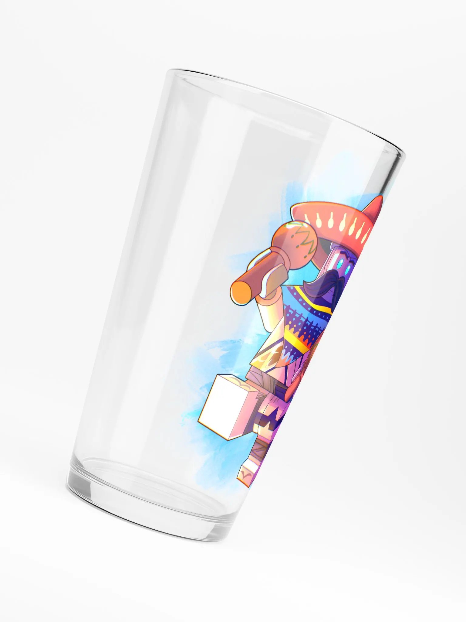 Titanium Taco Pint Glass product image (6)