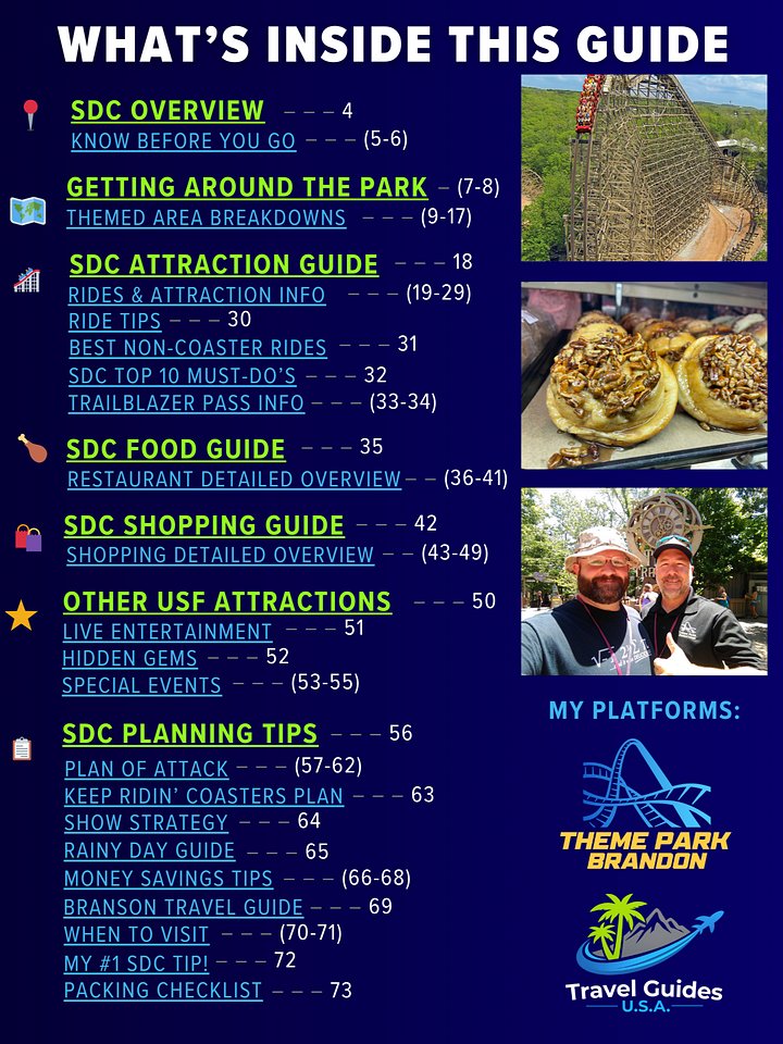 Silver Dollar City Guide 2026 | 75-Page Printable Digital PDF, Instant Download product image (2)