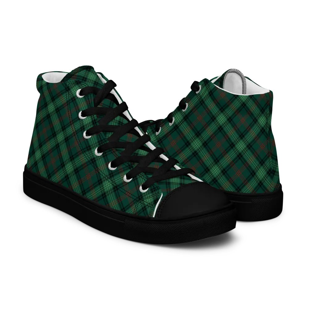 Ross Hunting Tartan Men's High Top Shoes product image (7)