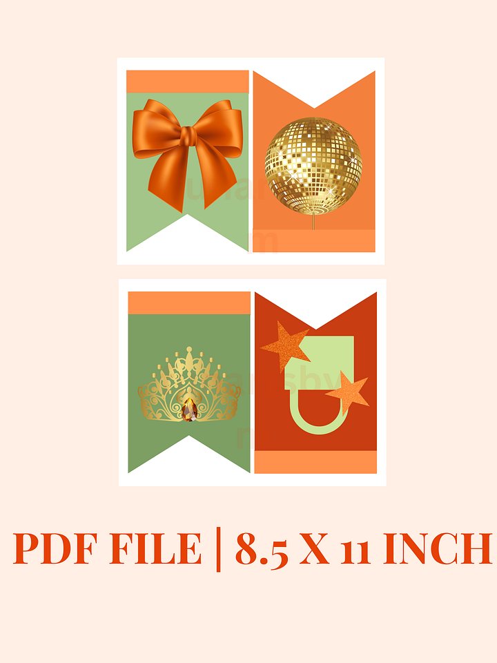 The life of a Showgirl Printable Party Banner | Taylor swift latest album watch party product image (2)