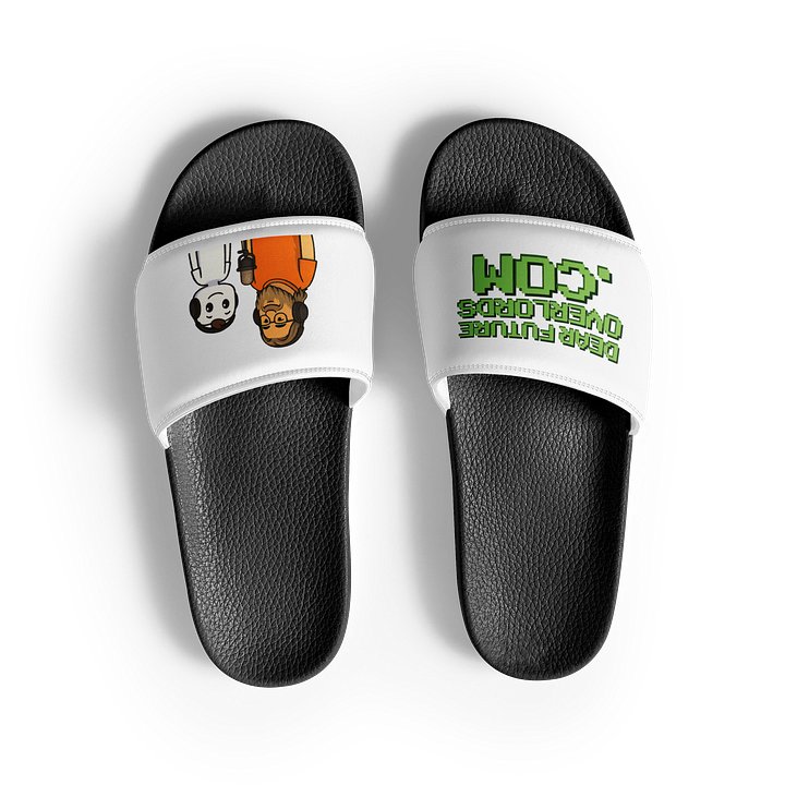 Dear Future Overlords Men’s Slides product image (1)
