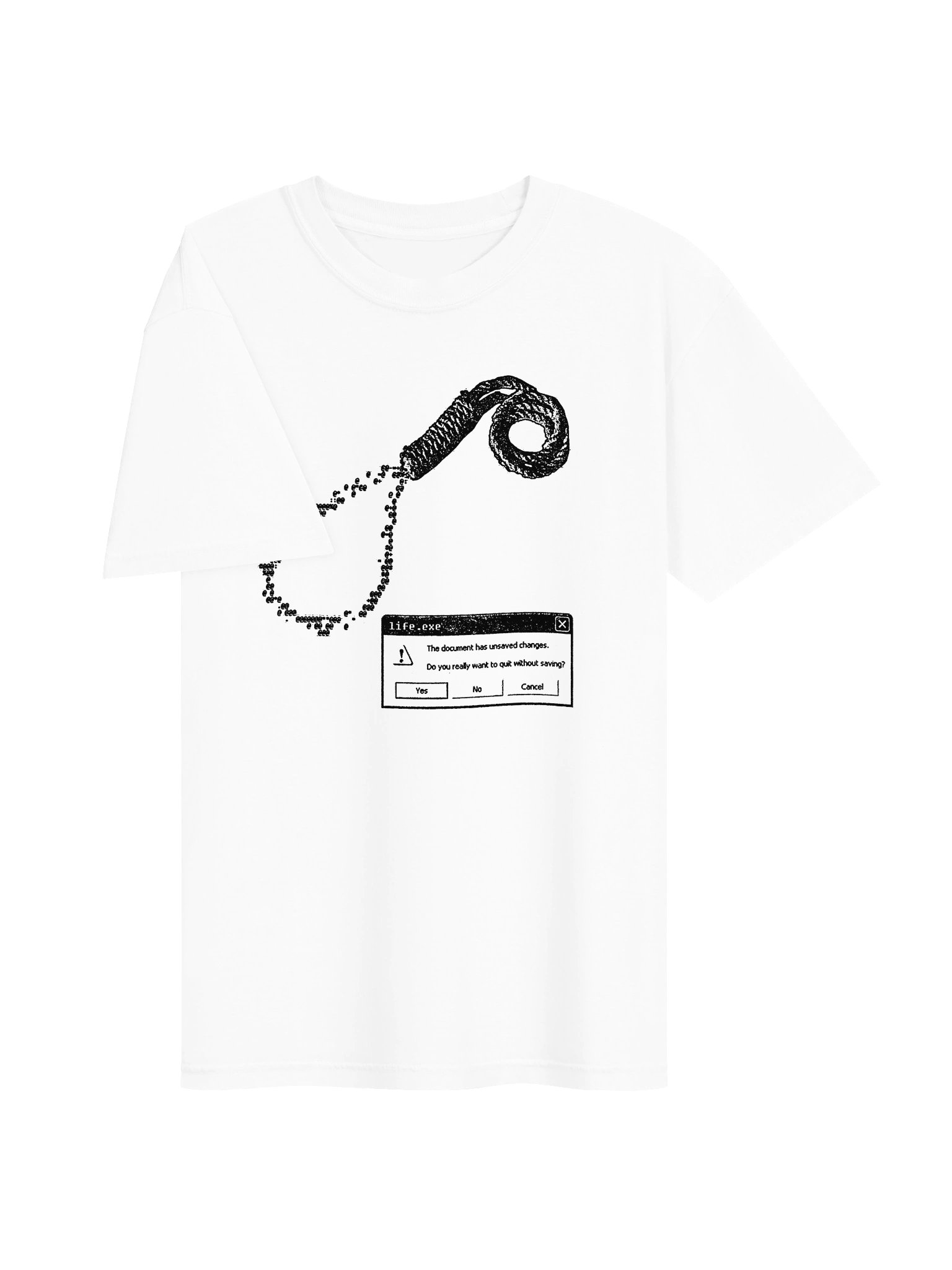 QUIT WITHOUT SAVING? T-SHIRT product image (3)