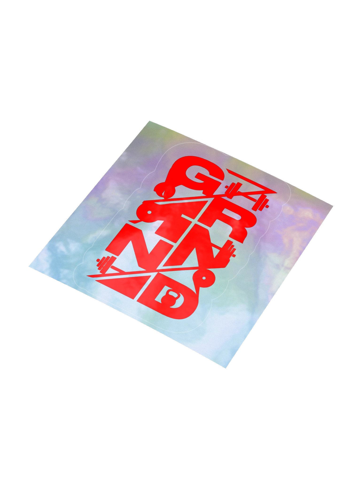 GRND Grind Motivation Holographic Sticker – Gym Decal product image (7)