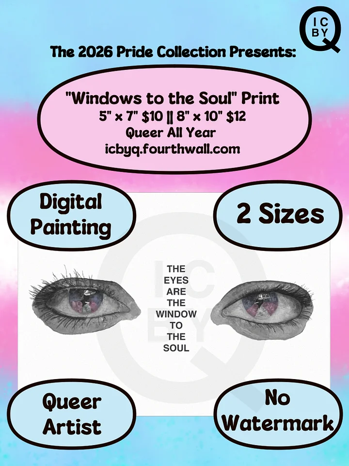 "Windows to the Soul" Print product image (1)