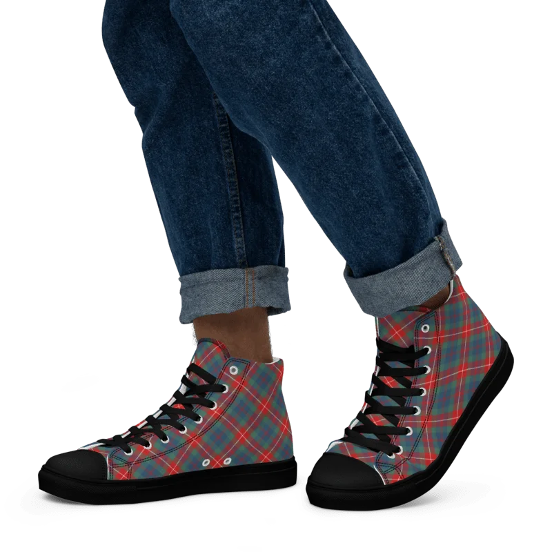 Fraser Ancient Tartan Men's High Top Shoes product image (5)
