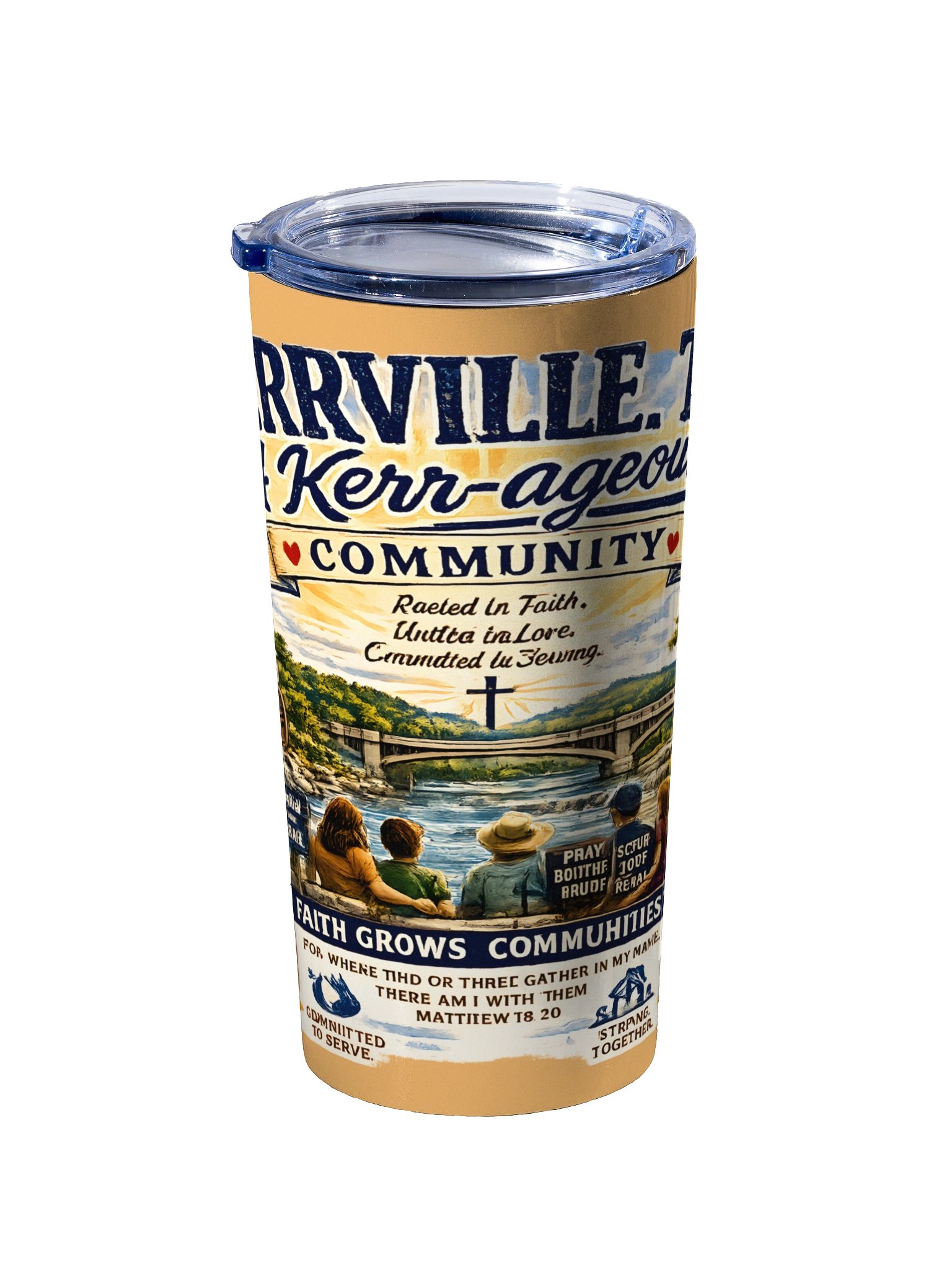 Kerr-ageous Faith & Community Tumbler product image (2)