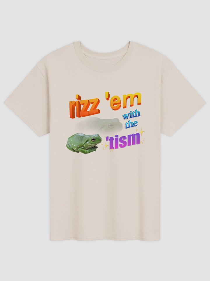 Rizz 'em with the 'Tism- Frog T-shirt product image (5)