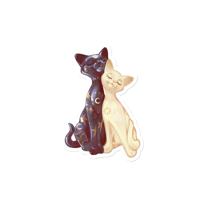 Sun & Moon porcelain | Die-cut magnet product image (2)
