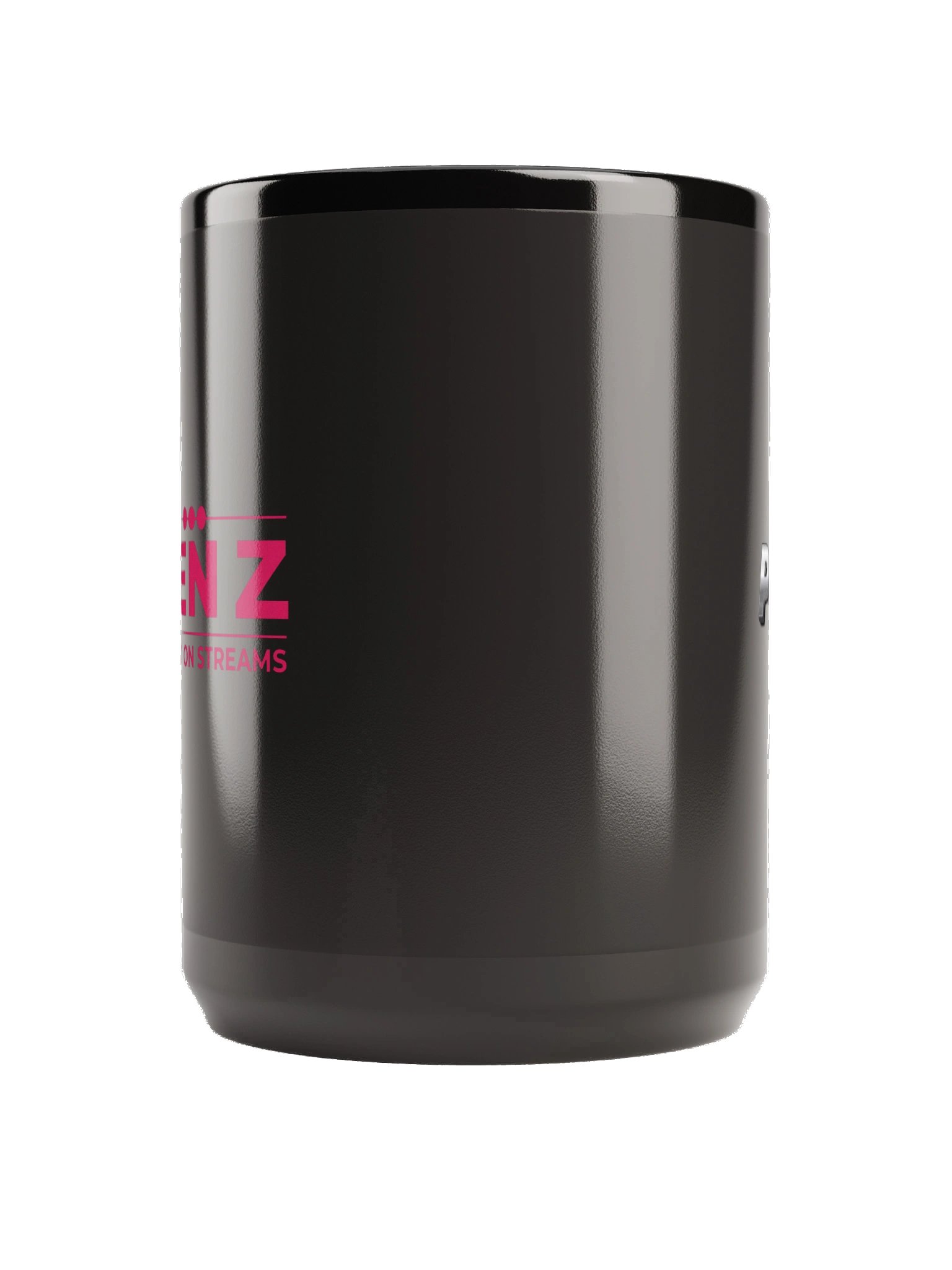 Generation Z: Raised on Streams | 15 oz Black Glossy Mug product image (2)