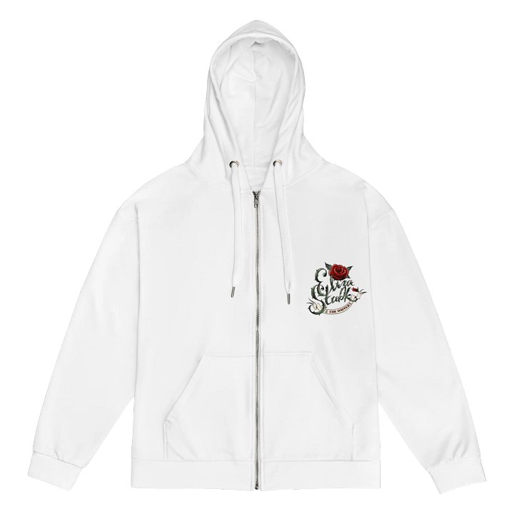 Eliza Stark— White ZIP Hoodie product image (1)