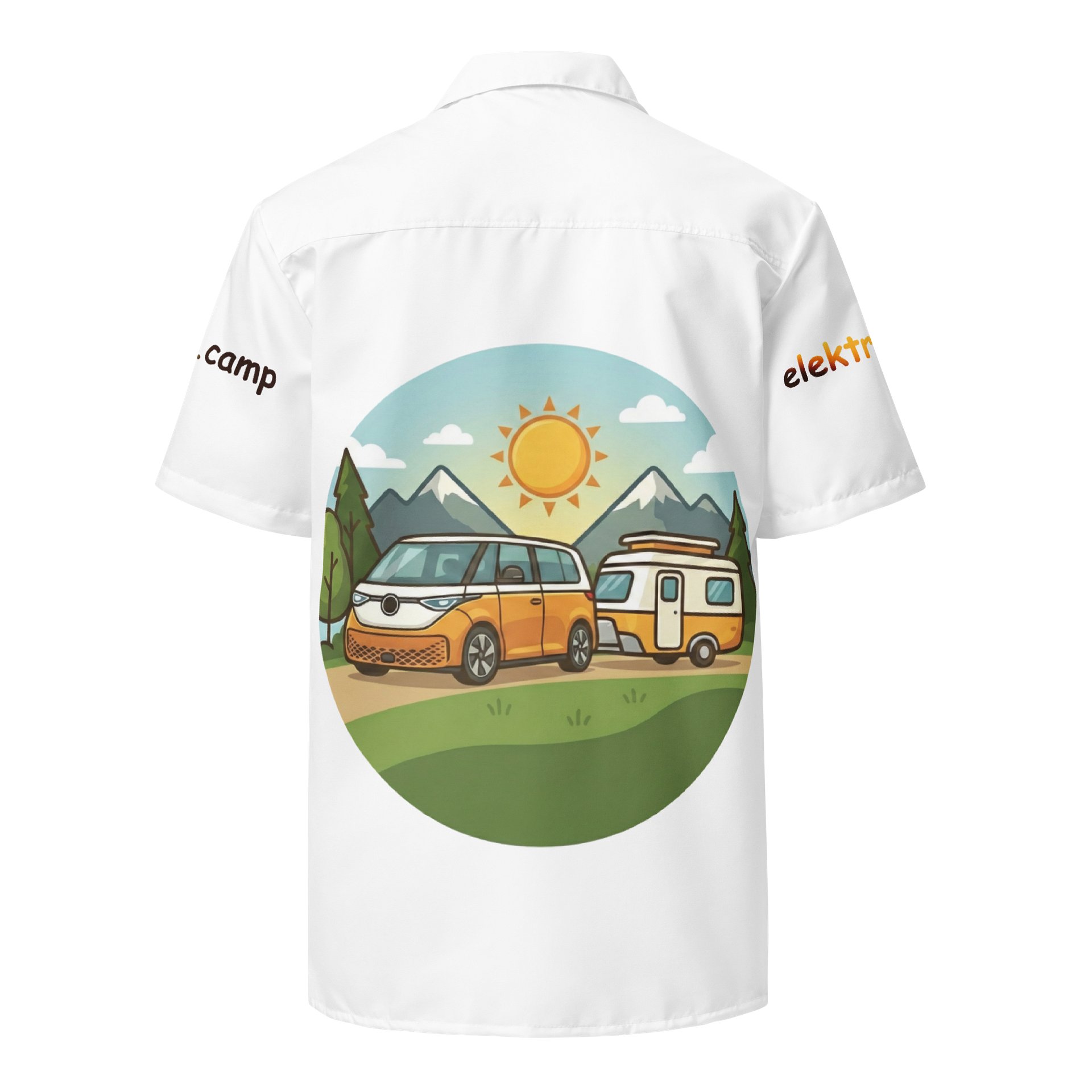 Hawaiian Shirt Elektro Camping product image (2)
