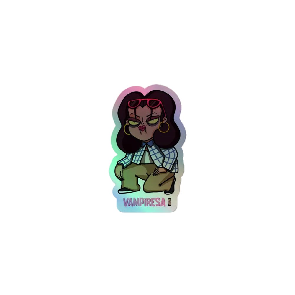 Vampiresa - Sticker (Holographic Kiss Cut) product image (1)