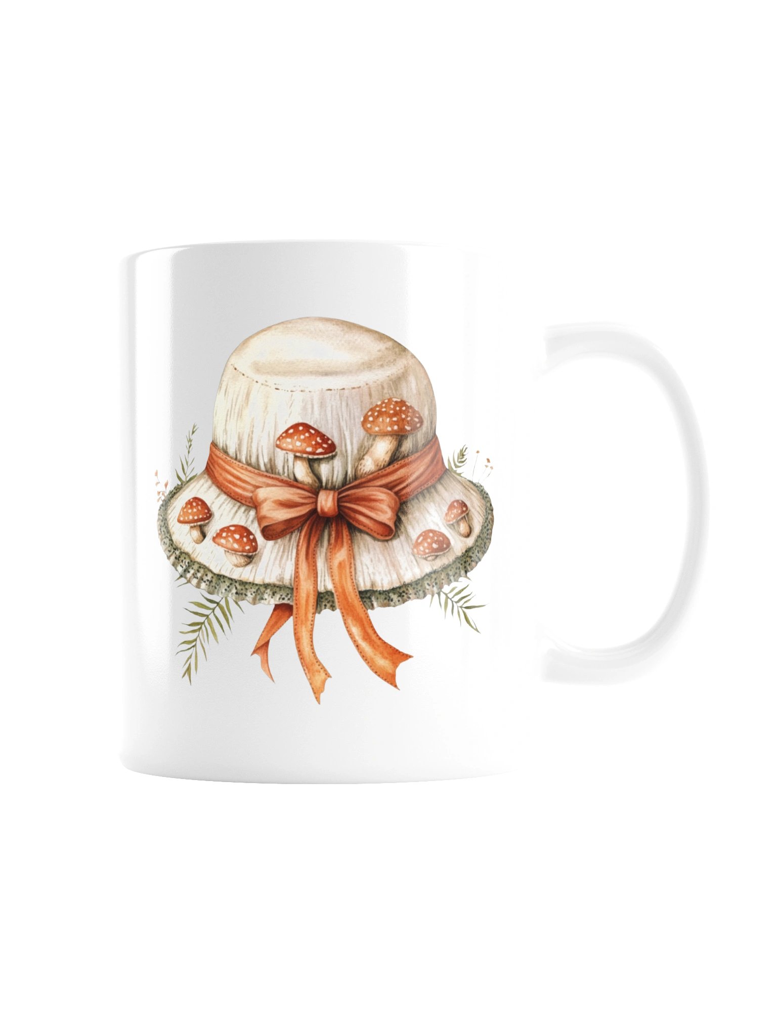 Sage & Ribbon Hat Mug — The Quiet Parlor Collection product image (4)