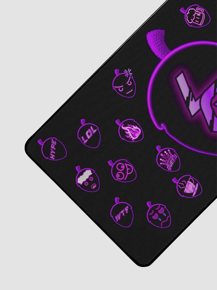 Emote Desk Mat Black product image (1)