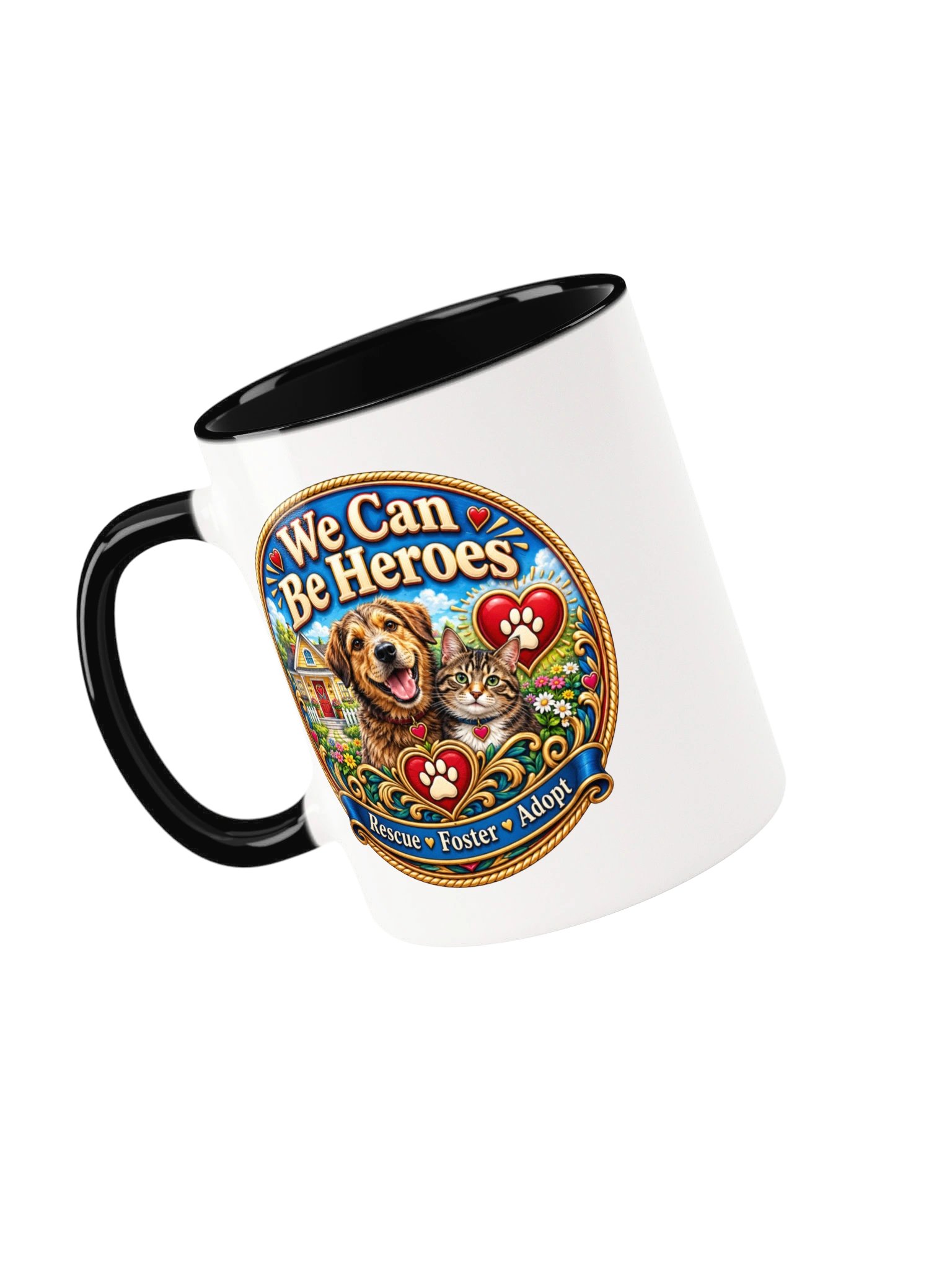 We Can Be Heroes Pet Rescue Two Color Mug product image (3)